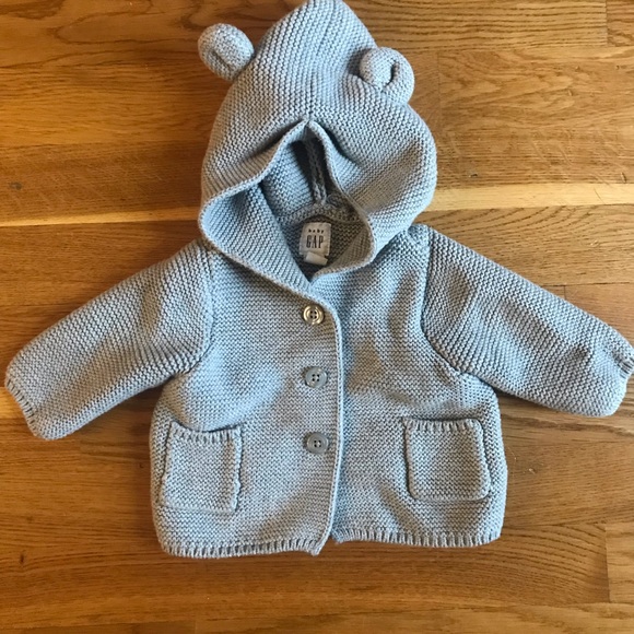 gap baby cardigan with ears